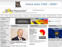 Tablet Screenshot of nipimpressions.com